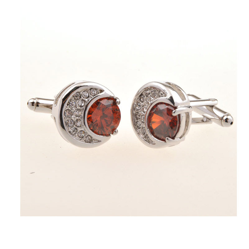 Crystal Zircon Cufflinks