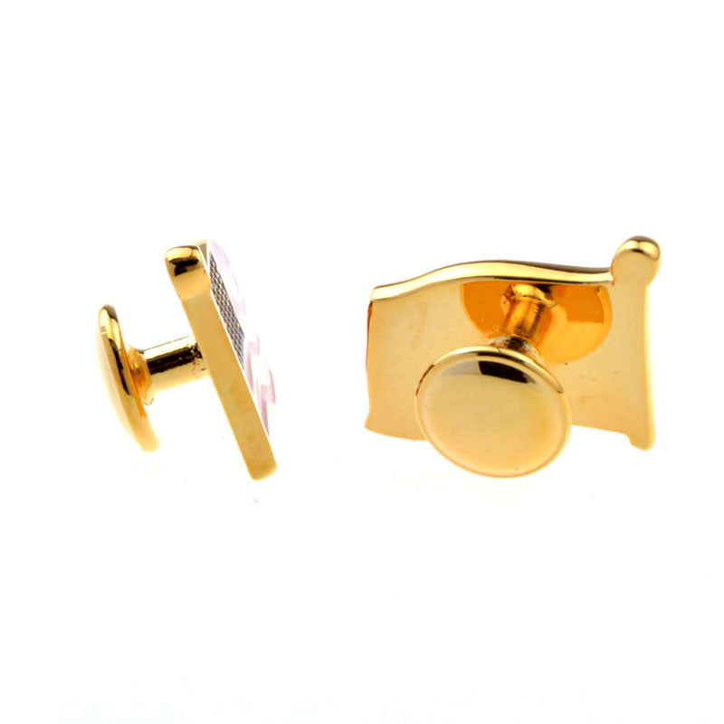 Enamel Dropping Glue Collar Studs