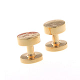 Plain Colour Metal Collar Studs