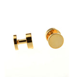 Plain Colour Metal Collar Studs