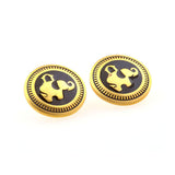 Enamel Dropping Glue Collar Studs