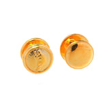 Plain Colour Metal Collar Studs