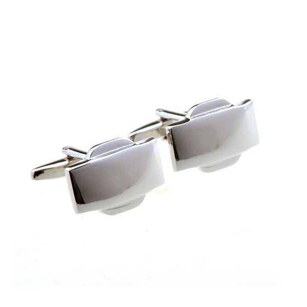 Plain Colour Metal Cufflinks