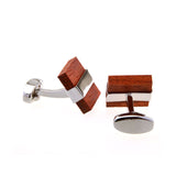 Natural Solid Wood Cufflinks
