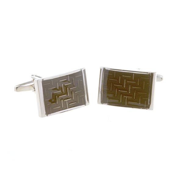 Enamel Dropping Glue Cufflinks