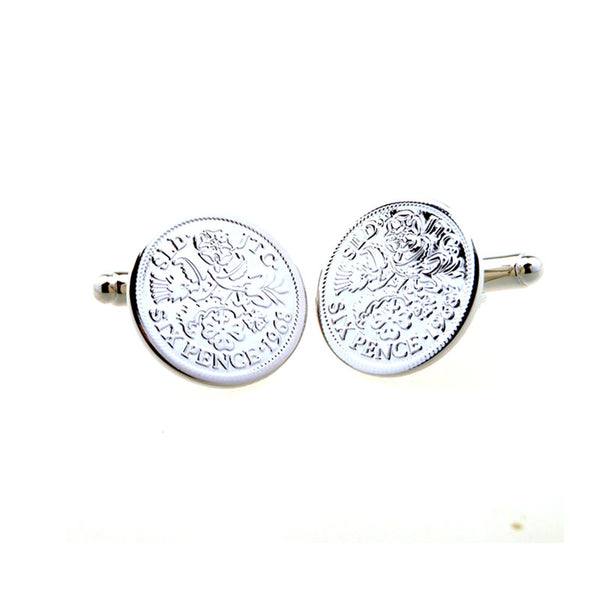 Plain Colour Metal Cufflinks