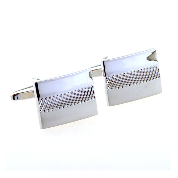 Plain Colour Metal Cufflinks