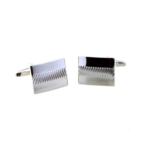 Plain Colour Metal Cufflinks