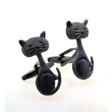 Animals Plants Cateye Glass Cufflinks