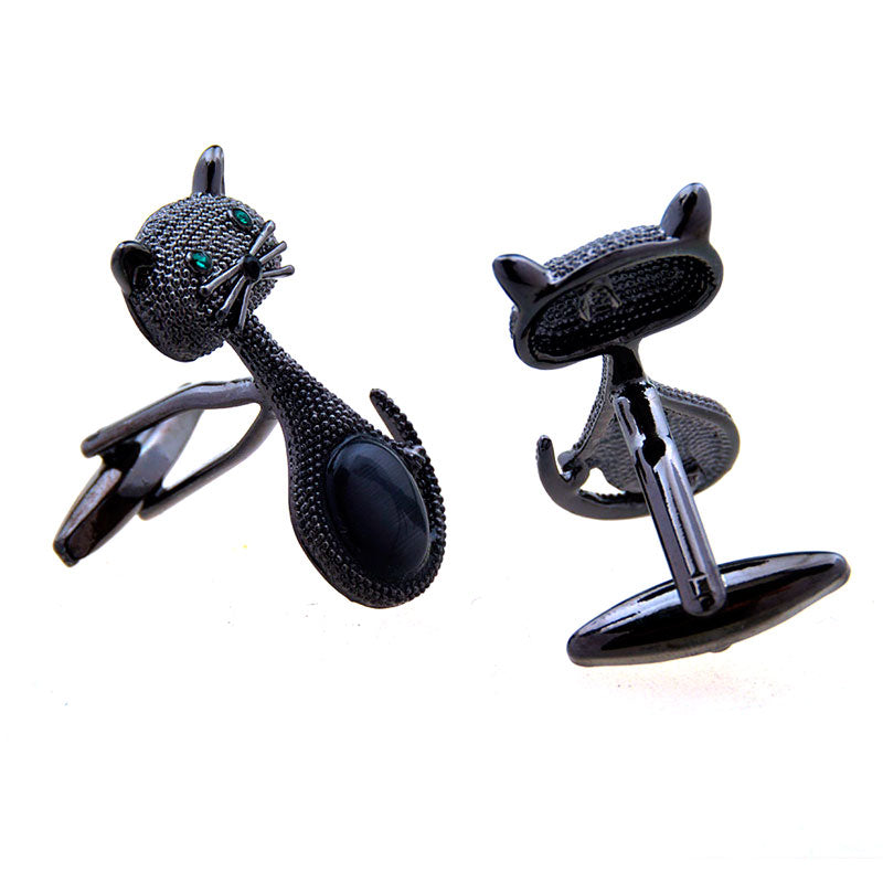 Animals Plants Cateye Glass Cufflinks