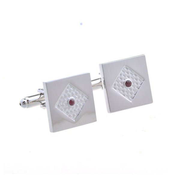 Crystal Zircon Cufflinks