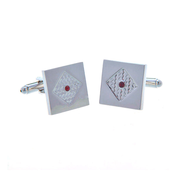 Crystal Zircon Cufflinks