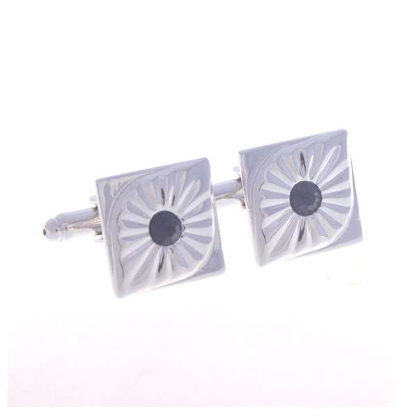 Crystal Zircon Cufflinks