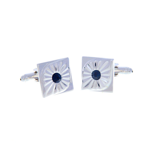 Crystal Zircon Cufflinks