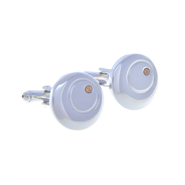 Crystal Zircon Cufflinks