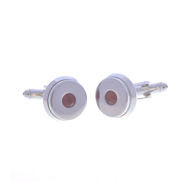 Crystal Zircon Cufflinks