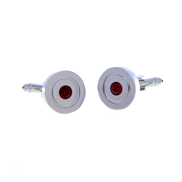 Crystal Zircon Cufflinks