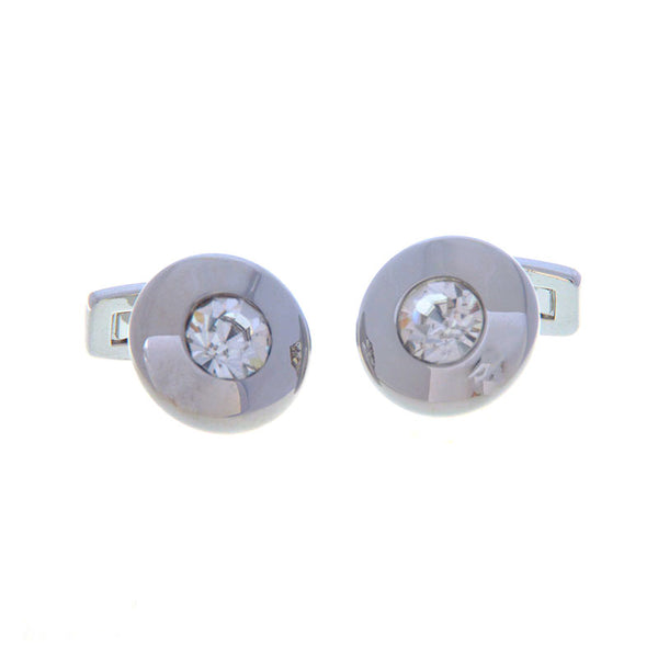 Crystal Zircon Cufflinks