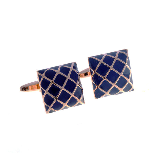 Enamel Dropping Glue Cufflinks