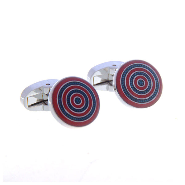 Enamel Dropping Glue Cufflinks