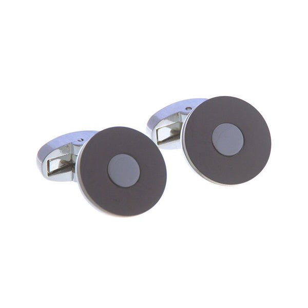 Plain Colour Metal Cufflinks