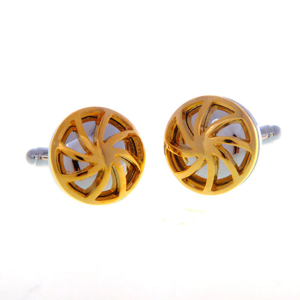 Plain Colour Metal Cufflinks