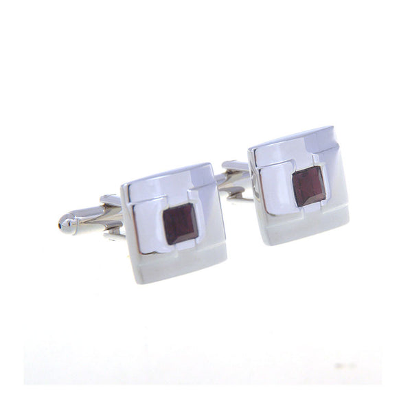 Crystal Zircon Cufflinks