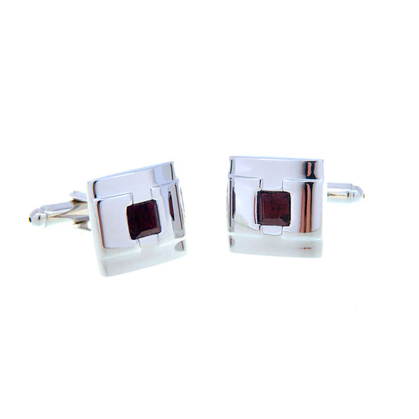 Crystal Zircon Cufflinks