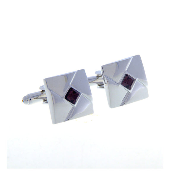 Crystal Zircon Cufflinks