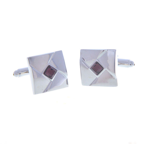 Crystal Zircon Cufflinks