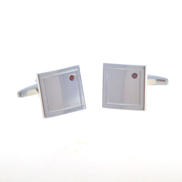 Crystal Zircon Cufflinks