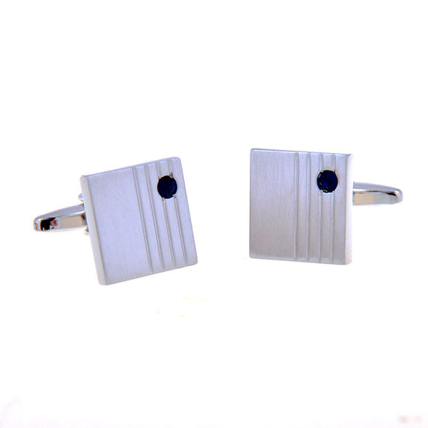 Crystal Zircon Cufflinks