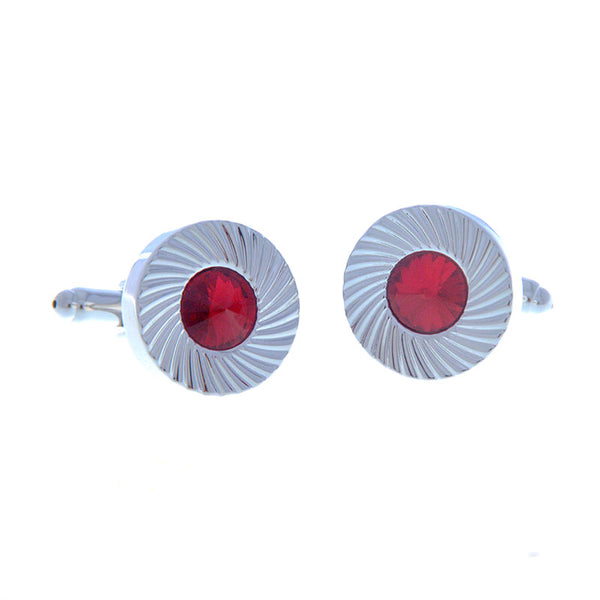 Crystal Zircon Cufflinks