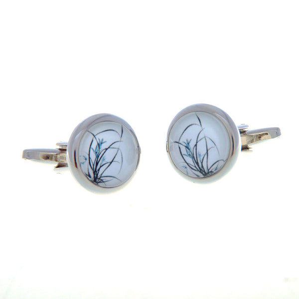 Cateye Glass Cufflinks