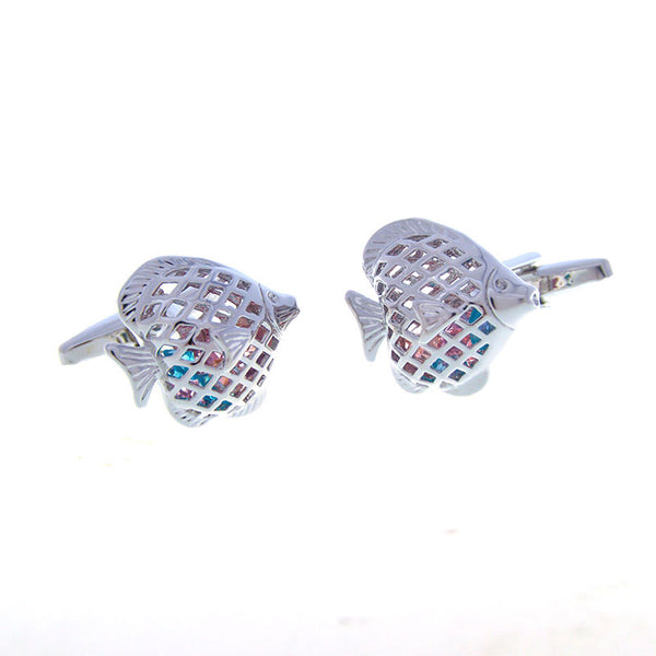 Crystal Zircon Cufflinks