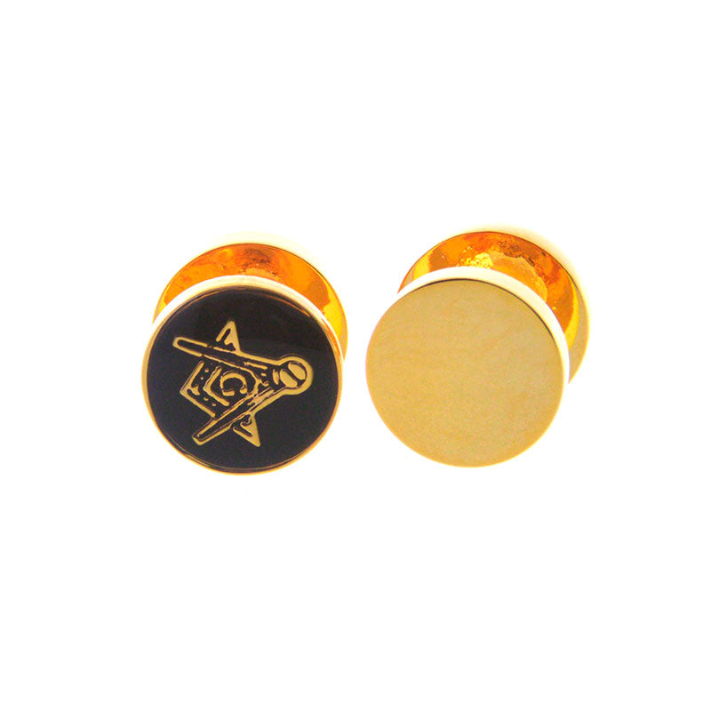 Enamel Dropping Glue Collar Studs