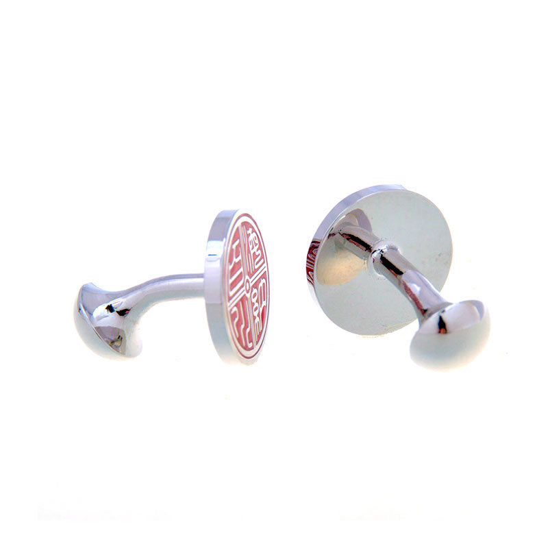 Enamel Dropping Glue Cufflinks