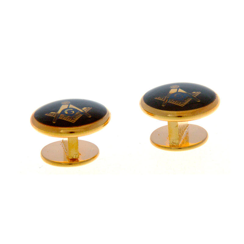 Enamel Dropping Glue Collar Studs