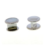 Shells Agate Collar Studs