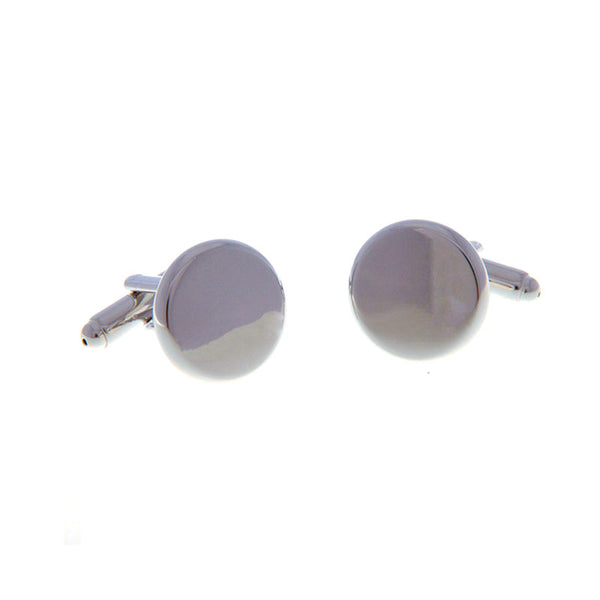 Plain Colour Metal Cufflinks