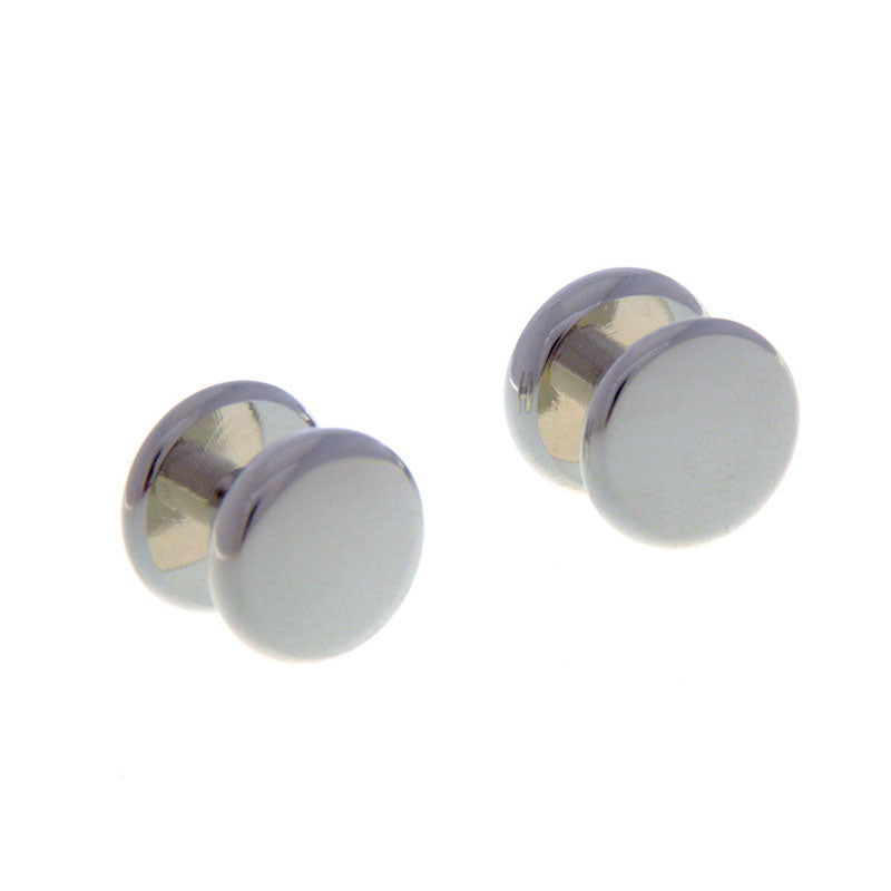 Plain Colour Metal Collar Studs