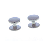 Plain Colour Metal Collar Studs