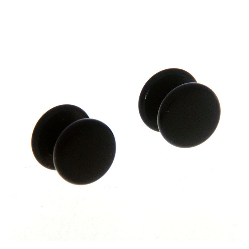 Plain Colour Metal Collar Studs