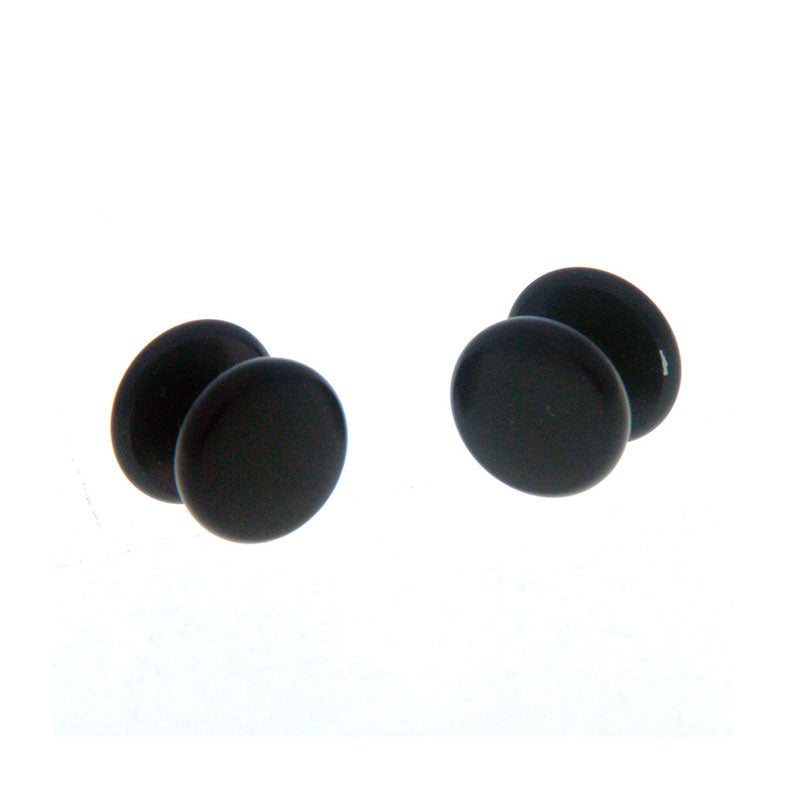 Plain Colour Metal Collar Studs