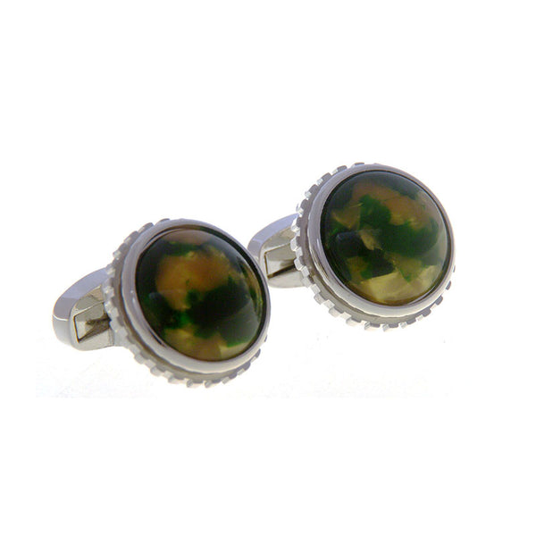 Cateye Glass Cufflinks