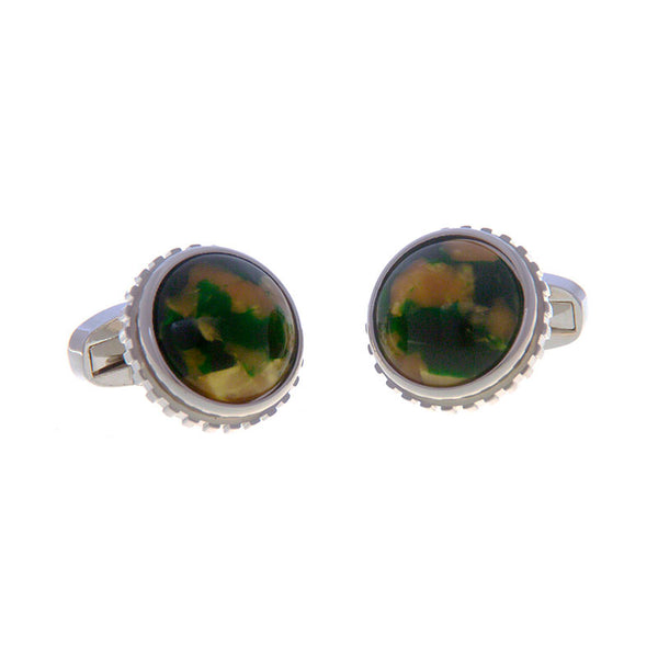 Cateye Glass Cufflinks