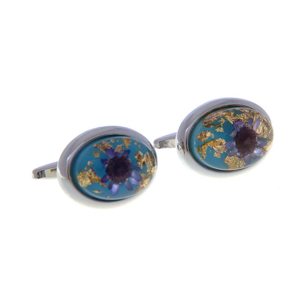 Shells Agate Cufflinks