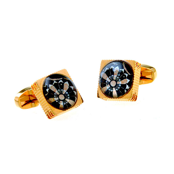 Cateye Glass Cufflinks