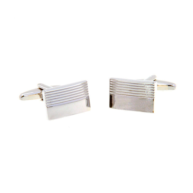 Plain Colour Metal Cufflinks