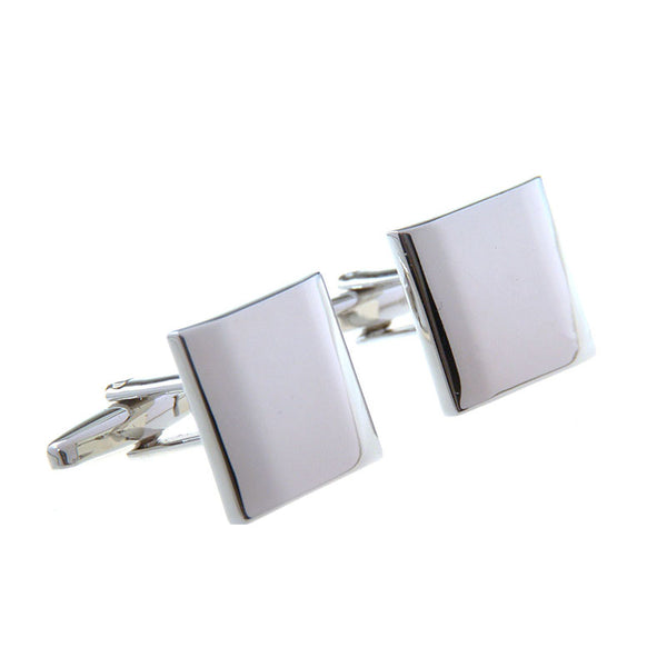 Plain Colour Metal Cufflinks